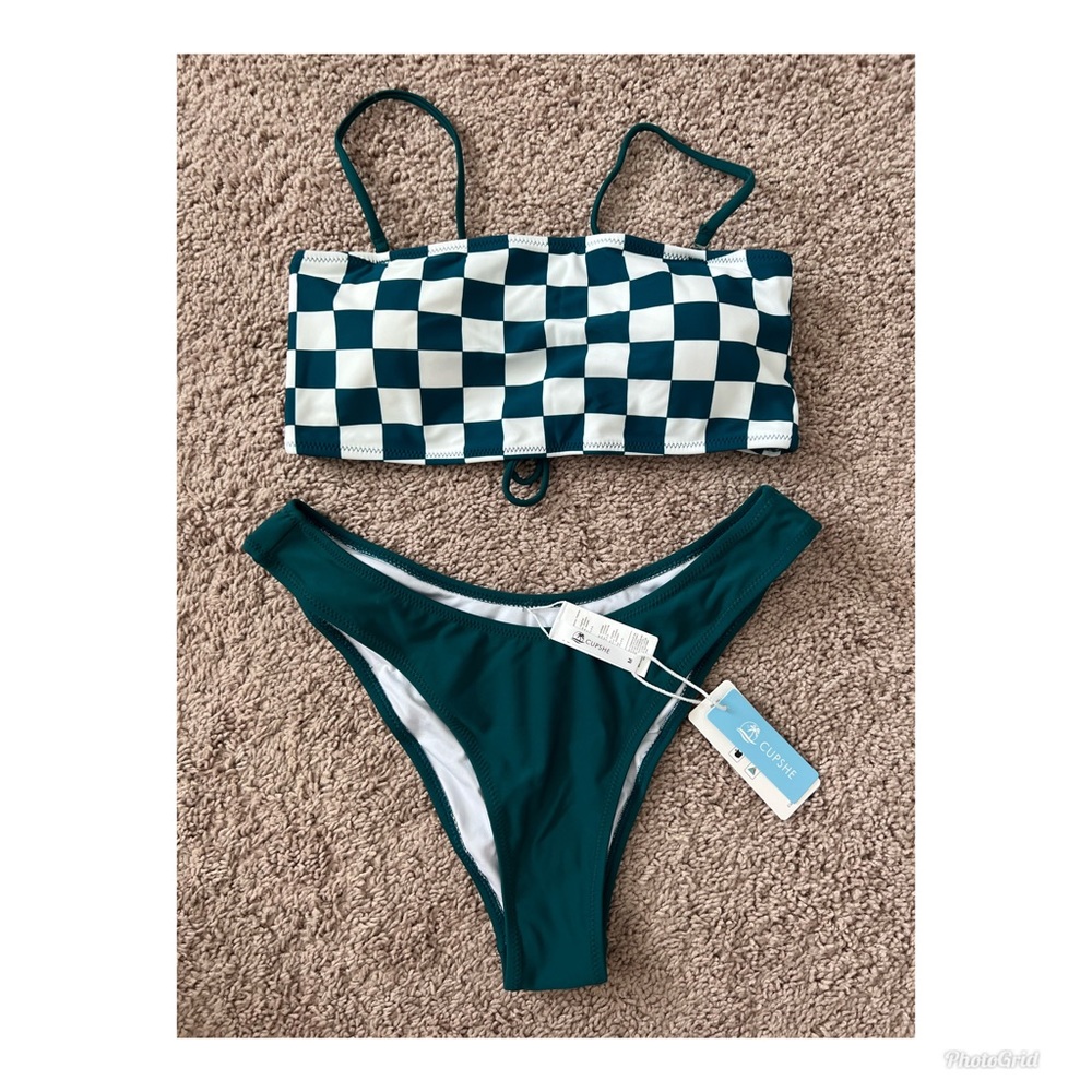 Cupshe checkered bikini